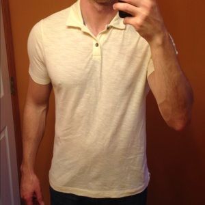 Banana Republic men's yellow polo